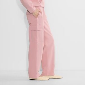 NWT Aritzia Terry Sweatfleece Mega Cargo Sweatpant Size XS, Tart Pink
